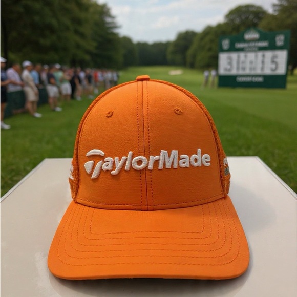 TaylorMade Other - TaylorMade Orange Performance Golf Cap
